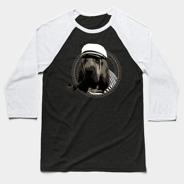 Bloodhound Baseball T-Shirt by Nartissima